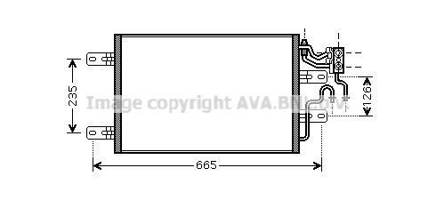 AVA QUALITY COOLING Конденсатор, кондиционер OLA5394